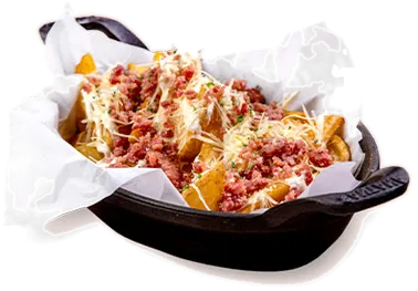 Batatas ao estilo Ranch, como servido na casa