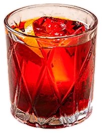 Boulevardier, como servido na casa
