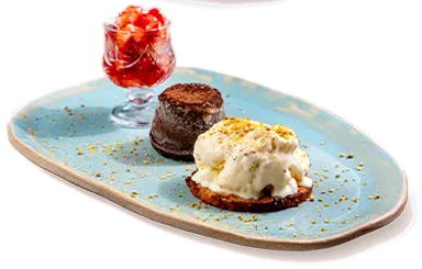 Petit gâteau, como servido na casa